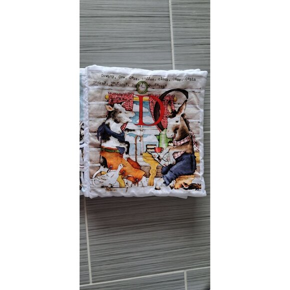 Hungry Animal Alphabet Cloth Book Toddler Soft Fabric Storybook Educational Toy - Picture 3 of 9